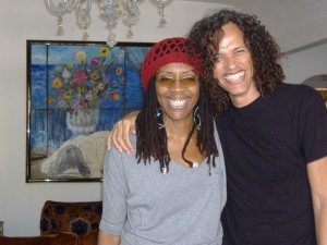 Nailah at the house after gracing me with her incredible voice!