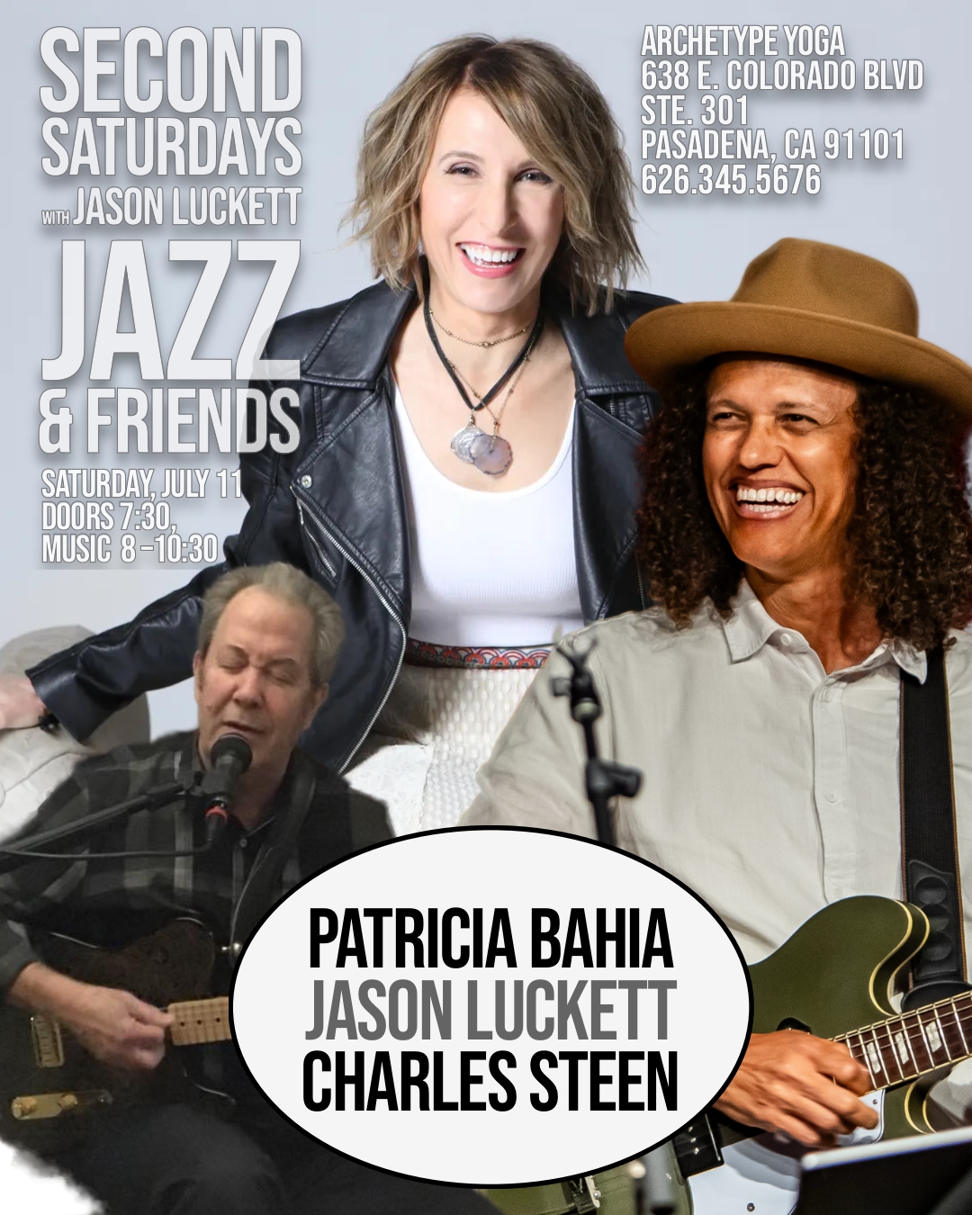Flyer for Second Saturdays Jazz Night